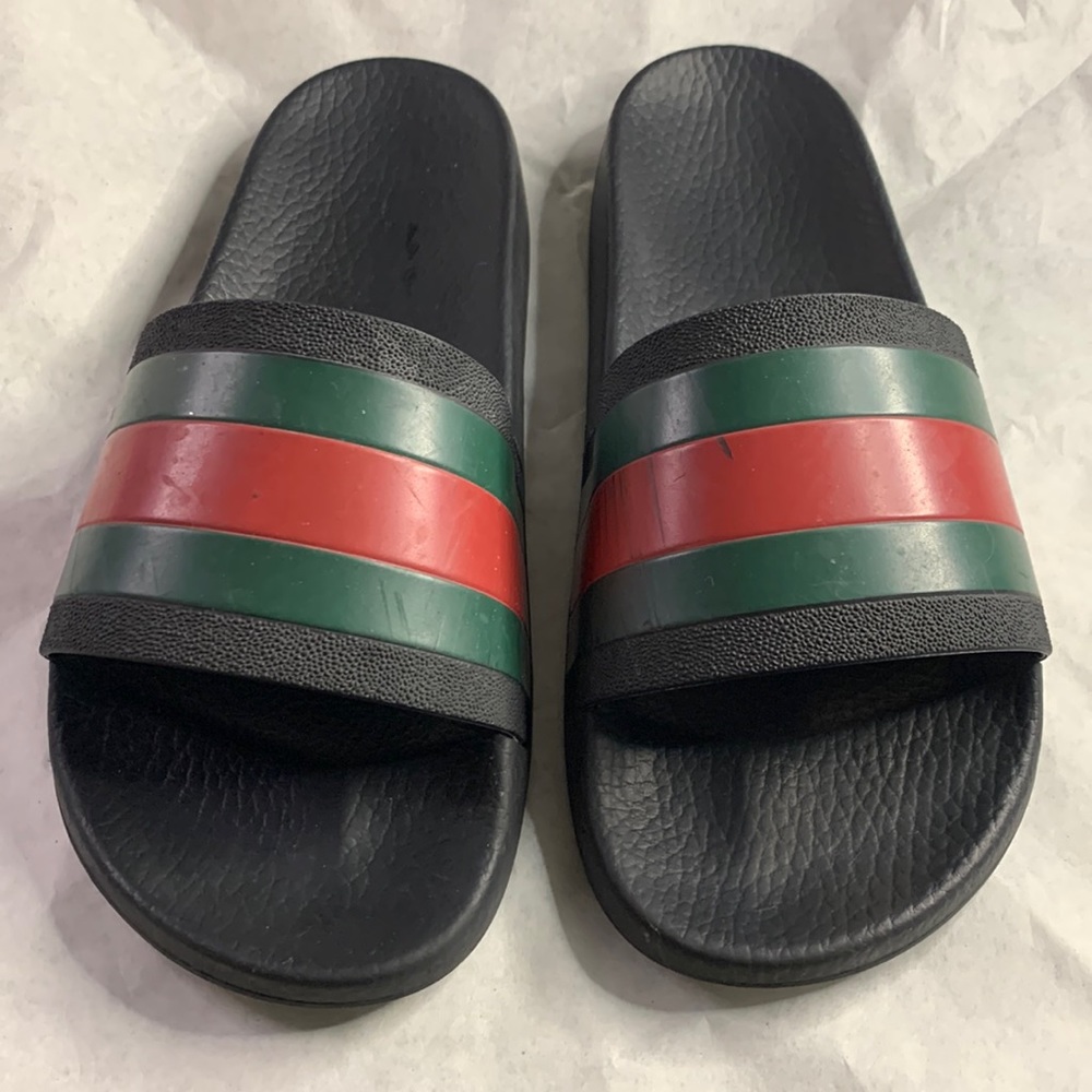 Gucci black slides